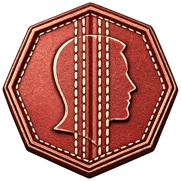 Cricket Tosser coin emblem